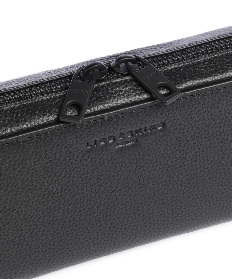 Liebeskind Wallets|Crossbody Bags-Lou Small Pebble XS Wallet grained cow leather