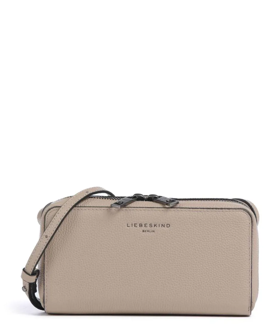 Liebeskind Wallets|Crossbody Bags-Lou Small Pebble XS Wallet grained cow leather