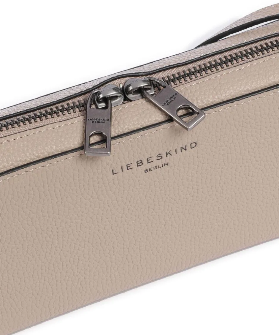 Liebeskind Wallets|Crossbody Bags-Lou Small Pebble XS Wallet grained cow leather