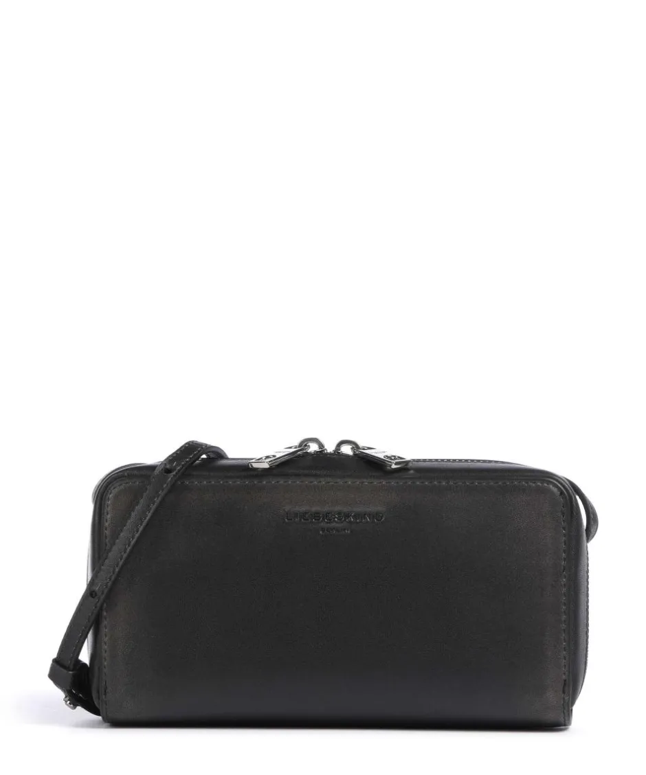 Liebeskind Wallets|Crossbody Bags-Lou Vintage Leather XS Wallet fine grain cow leather