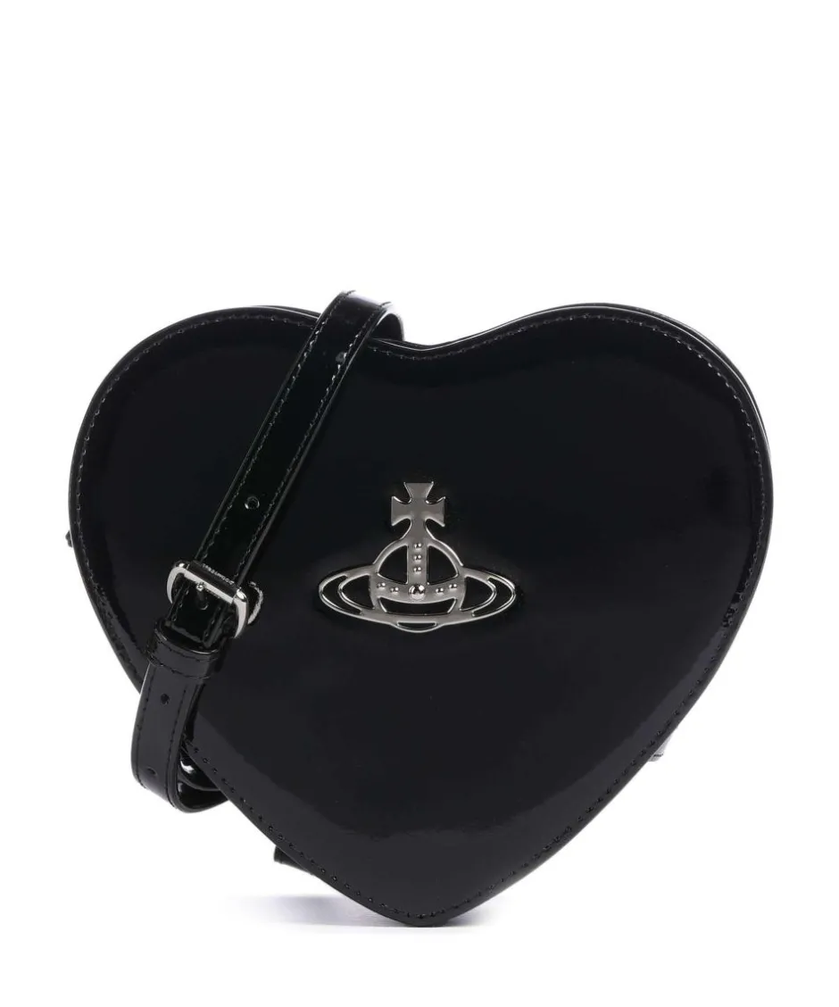 Vivienne Westwood Crossbody Bags-Louise Heart Shiny Patent Crossbody bag patent leather