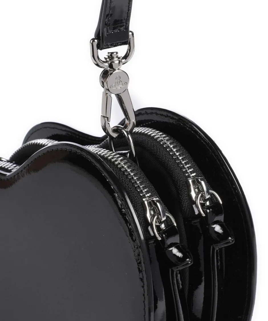 Vivienne Westwood Crossbody Bags-Louise Heart Shiny Patent Crossbody bag patent leather