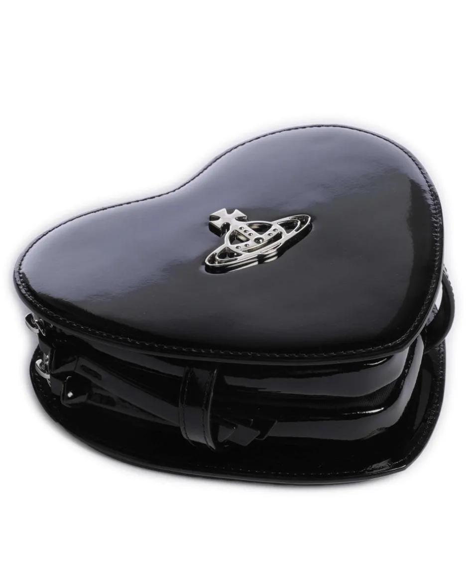 Vivienne Westwood Crossbody Bags-Louise Heart Shiny Patent Crossbody bag patent leather