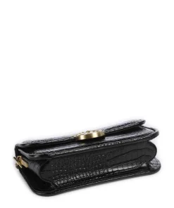 Pinko Shoulder Bags|Crossbody Bags-Love Box Baguette Shoulder bag embossed leather