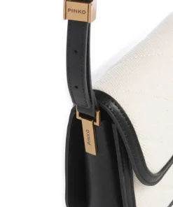 Pinko Crossbody Bags-Love Box Mini Crossbody bag canvas