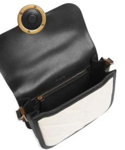 Pinko Crossbody Bags-Love Box Mini Crossbody bag canvas