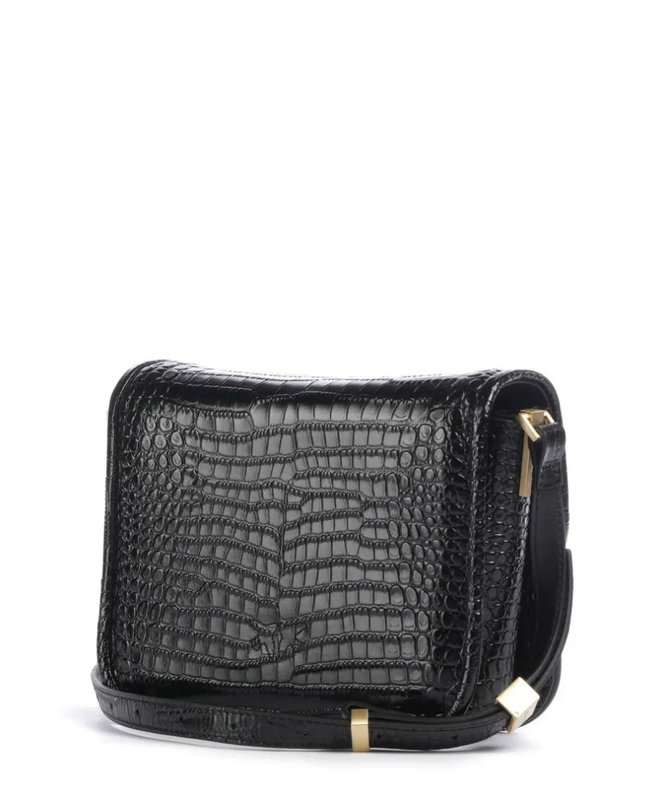 Pinko Crossbody Bags-Love Box Mini Crossbody bag embossed leather