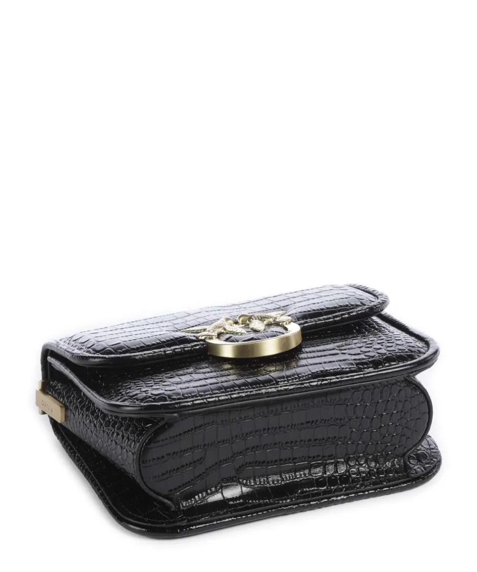 Pinko Crossbody Bags-Love Box Mini Crossbody bag embossed leather