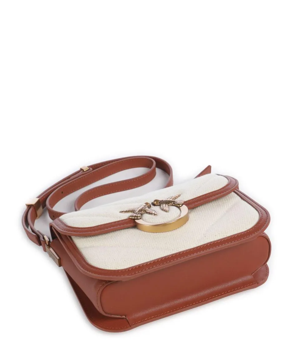 Pinko Crossbody Bags-Love Box Mini Crossbody bag canvas