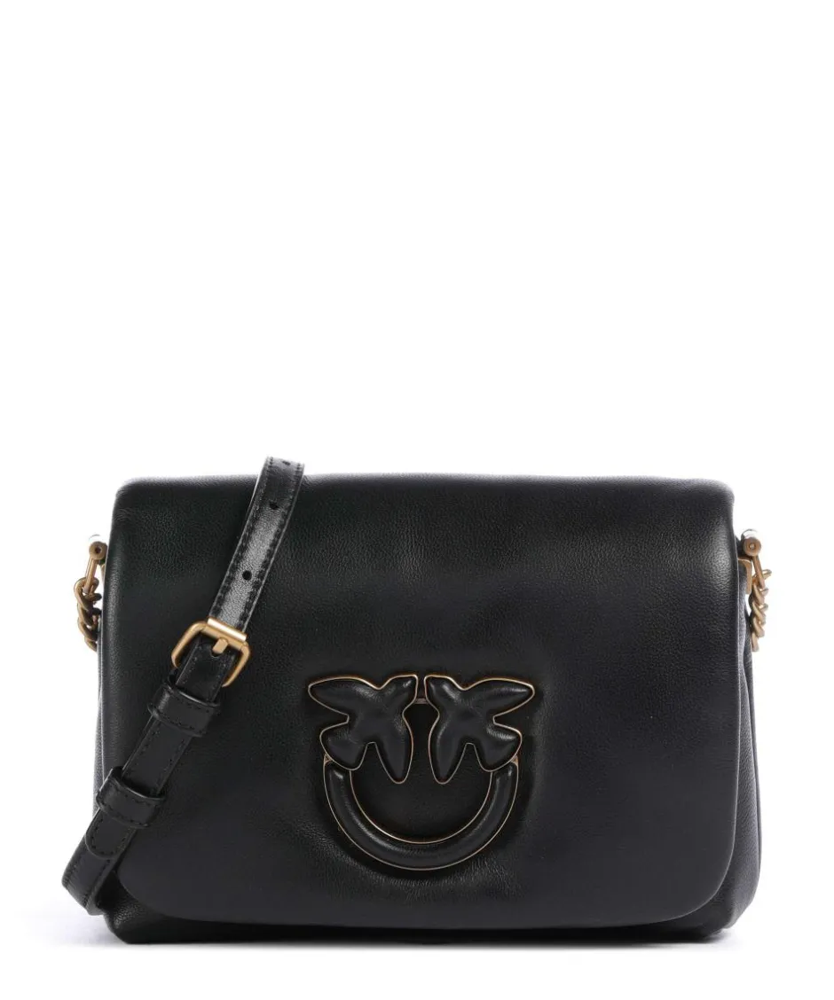 Pinko Crossbody Bags-Love Click Puff Baby Crossbody bag sheepskin leather