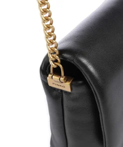 Pinko Crossbody Bags-Love Click Puff Baby Crossbody bag sheepskin leather