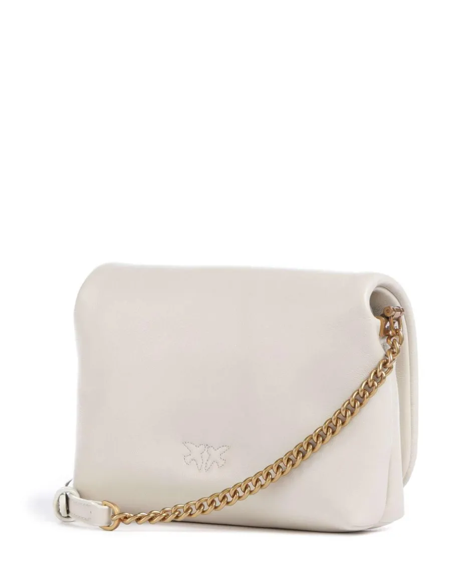 Pinko Crossbody Bags-Love Click Puff Baby Crossbody bag sheepskin leather