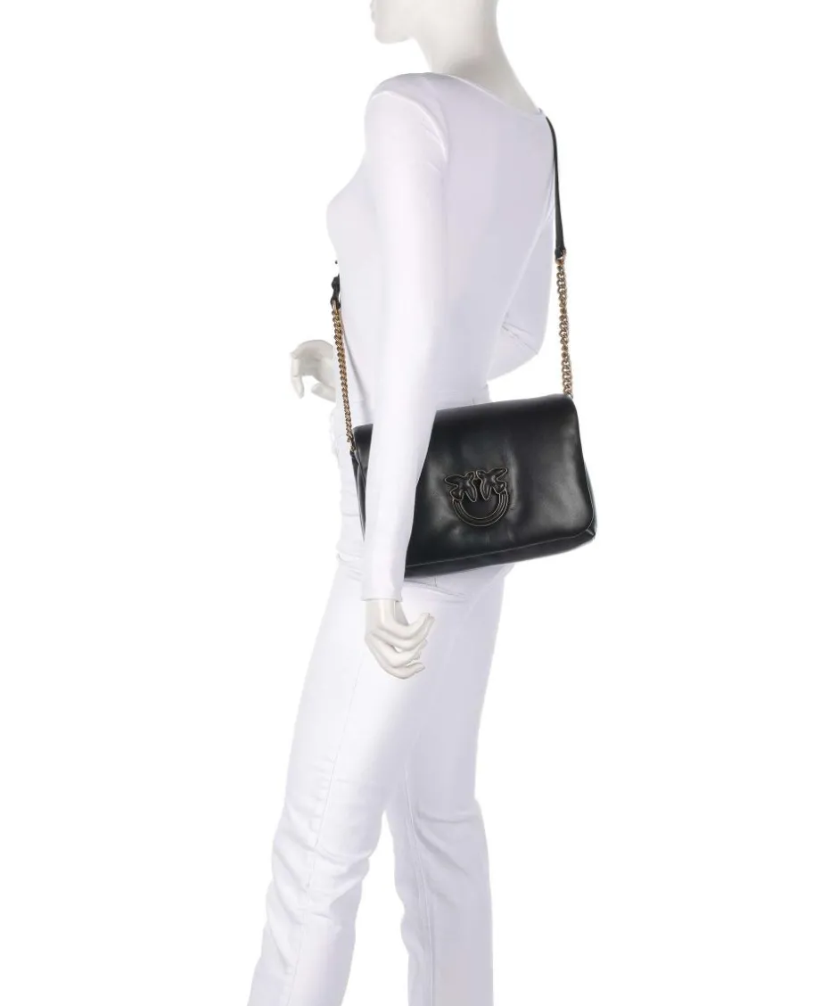 Pinko Crossbody Bags-Love Click Puff Classic Crossbody bag sheepskin leather