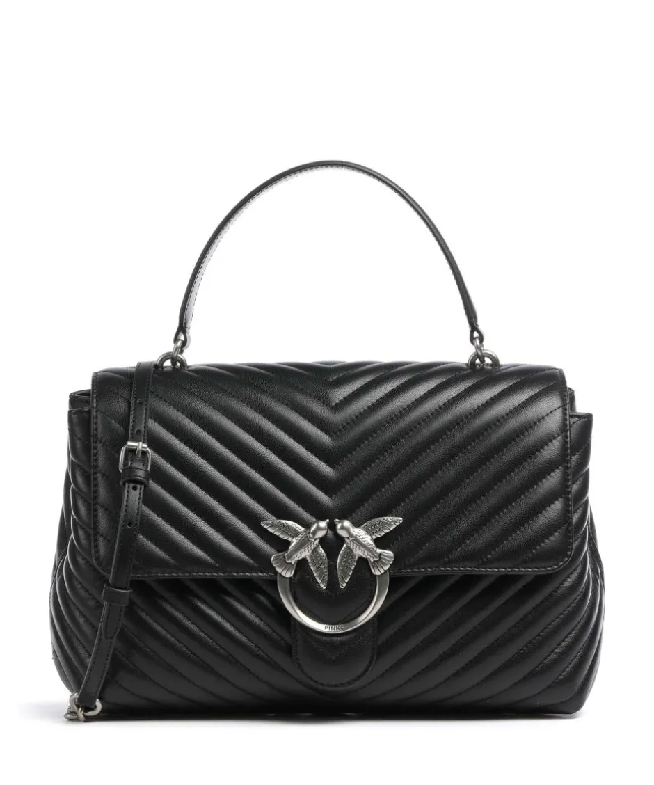 Pinko Handbags-Love Lady Puff Big Handbag sheepskin leather