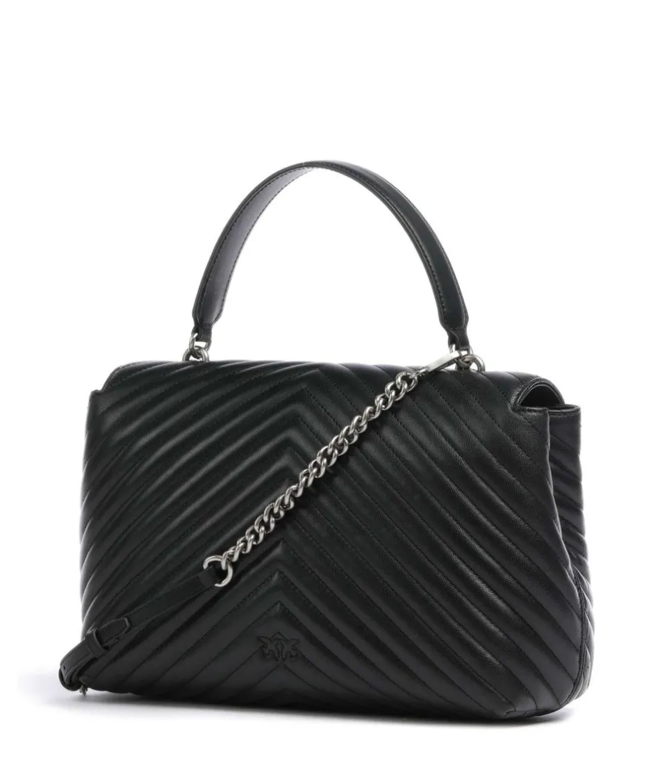 Pinko Handbags-Love Lady Puff Big Handbag sheepskin leather