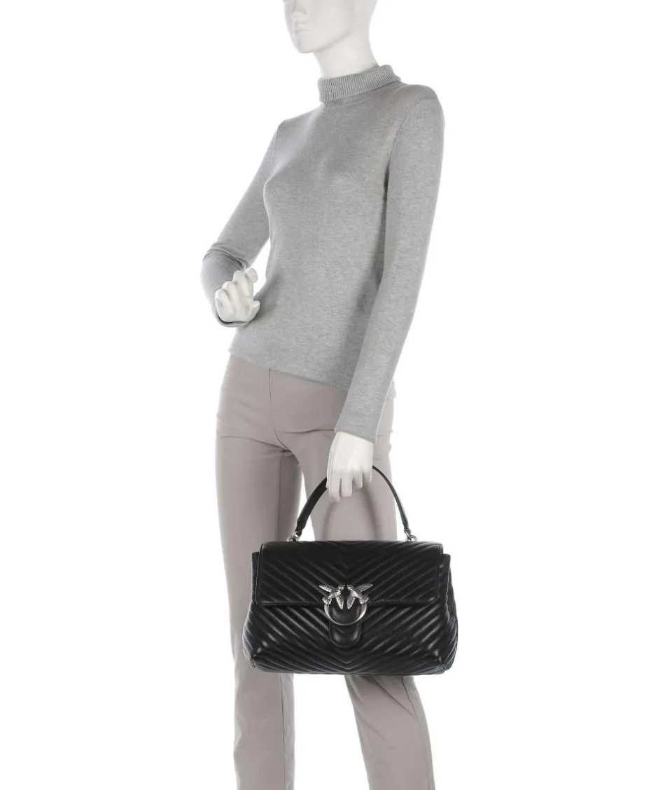 Pinko Handbags-Love Lady Puff Big Handbag sheepskin leather