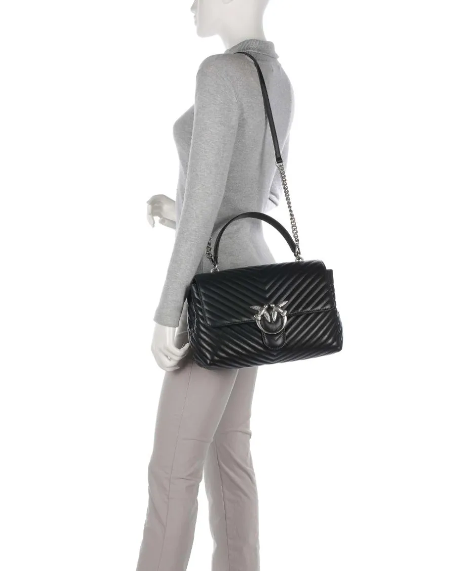 Pinko Handbags-Love Lady Puff Big Handbag sheepskin leather
