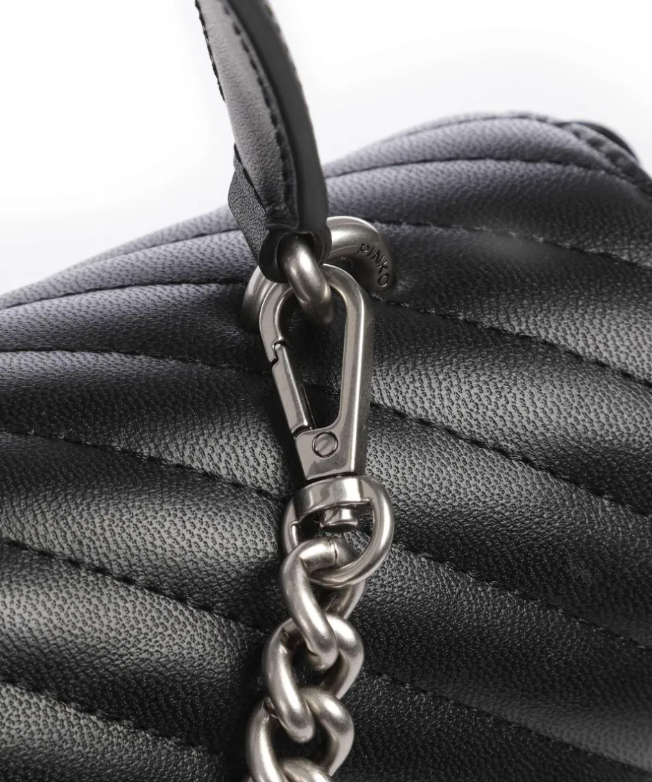 Pinko Handbags-Love Lady Puff Big Handbag sheepskin leather