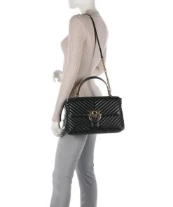 Pinko Handbags-Love Lady Puff Big Handbag sheepskin leather
