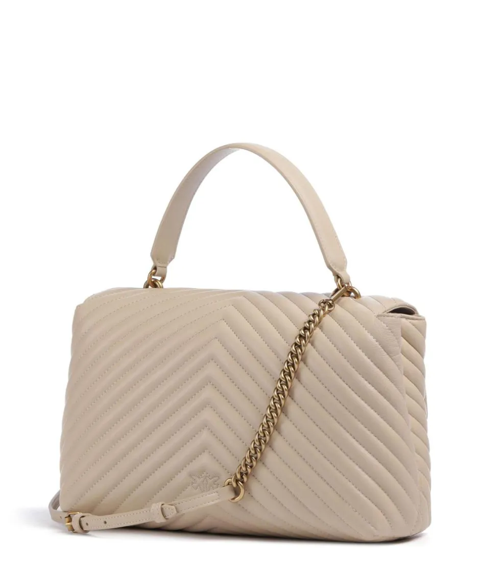 Pinko Handbags-Love Lady Puff Big Handbag sheepskin leather