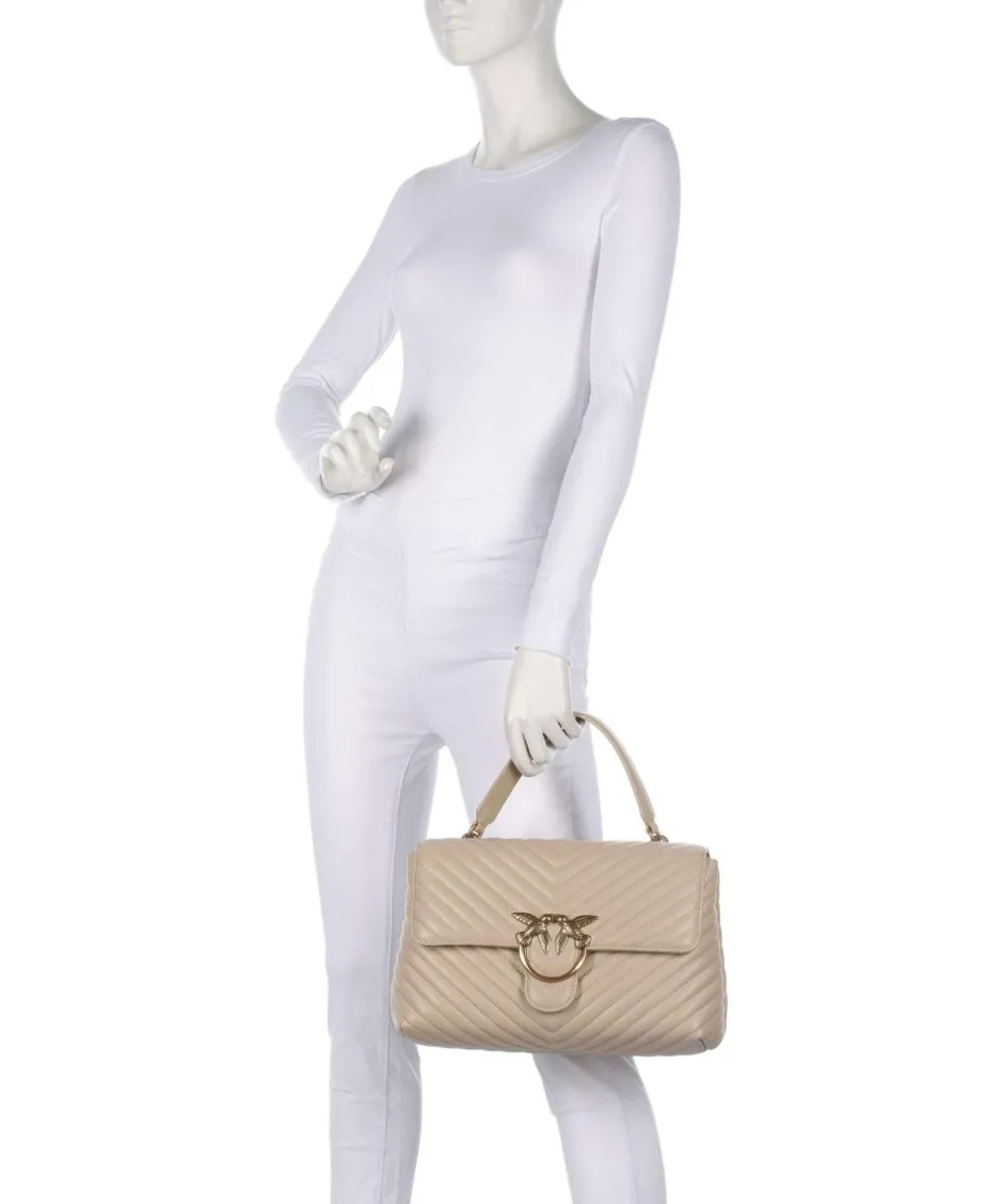 Pinko Handbags-Love Lady Puff Big Handbag sheepskin leather