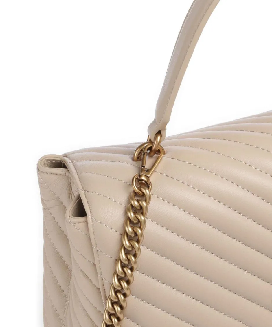 Pinko Handbags-Love Lady Puff Big Handbag sheepskin leather