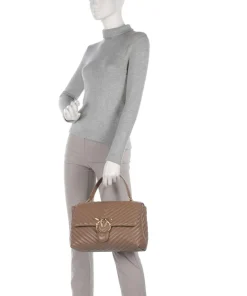 Pinko Handbags-Love Lady Puff Big Handbag sheepskin leather