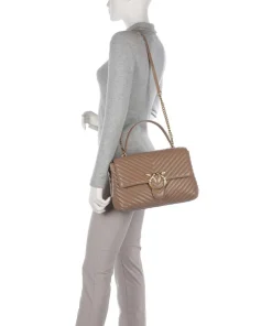 Pinko Handbags-Love Lady Puff Big Handbag sheepskin leather