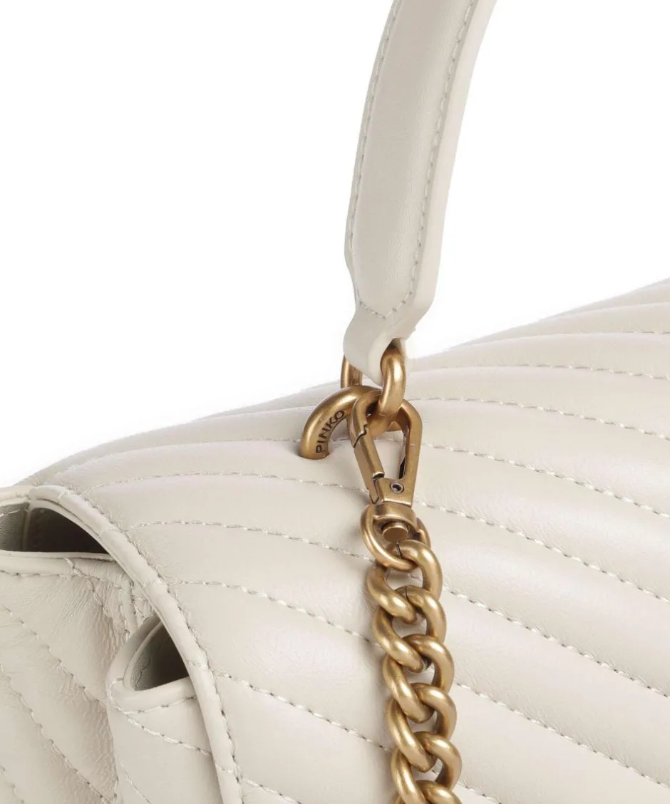 Pinko Handbags-Love Lady Puff Big Handbag sheepskin leather