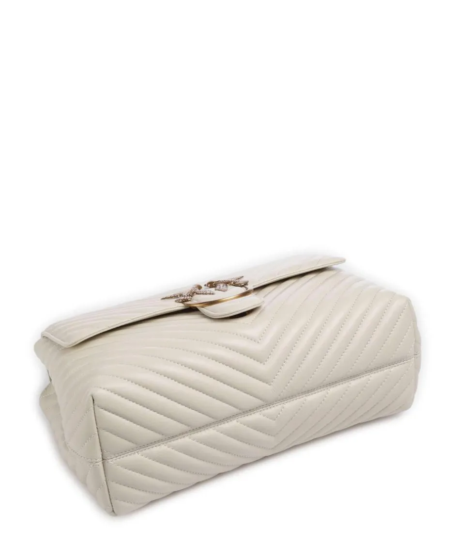 Pinko Handbags-Love Lady Puff Big Handbag sheepskin leather