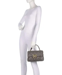 Pinko Handbags|Crossbody Bags-Love Lady Puff Classic Handbag embossed leather