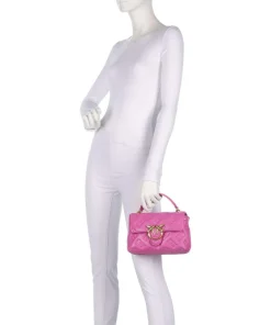 Pinko Handbags|Crossbody Bags-Love Lady Puff Mini Handbag embossed leather