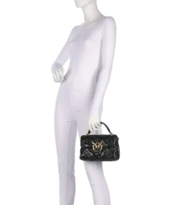 Pinko Handbags|Crossbody Bags-Love Lady Puff Mini Handbag embossed leather