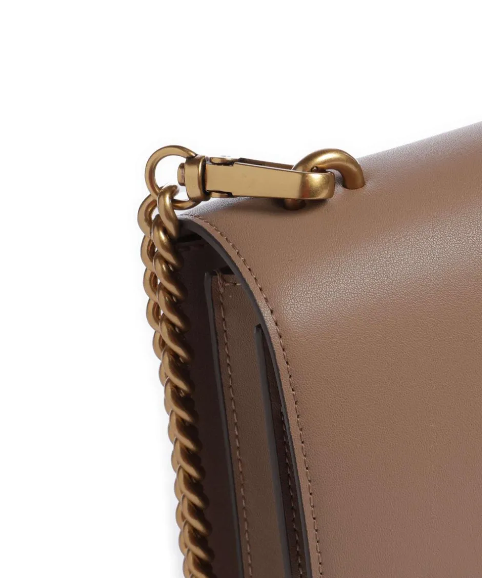 Pinko Crossbody Bags-Love One Classic Crossbody bag softly grained calfskin