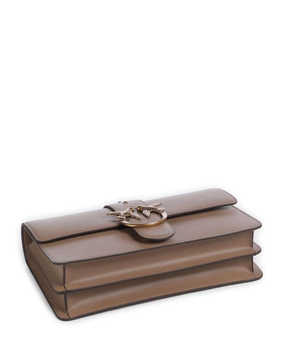 Pinko Crossbody Bags-Love One Classic Crossbody bag softly grained calfskin