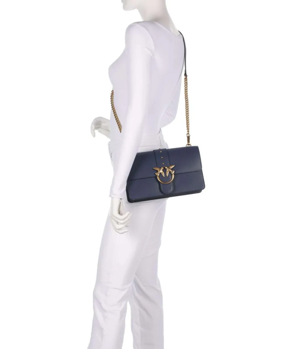 Pinko Crossbody Bags-Love One Classic Crossbody bag softly grained calfskin