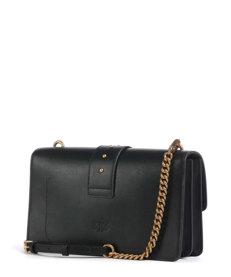 Pinko Crossbody Bags-Love One Classic Crossbody bag softly grained calfskin