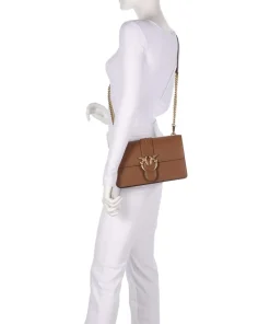 Pinko Crossbody Bags-Love One Classic Crossbody bag softly grained calfskin