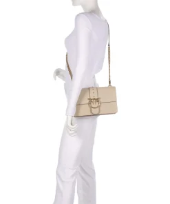 Pinko Crossbody Bags-Love One Classic Crossbody bag softly grained calfskin