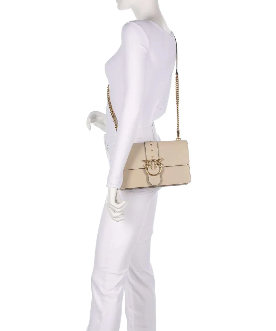 Pinko Crossbody Bags-Love One Classic Crossbody bag softly grained calfskin