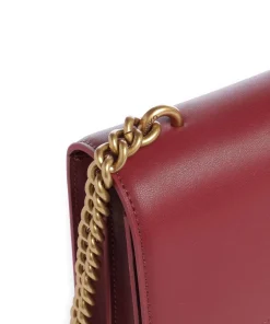 Pinko Crossbody Bags-Love One Classic Crossbody bag fine grain cow leather