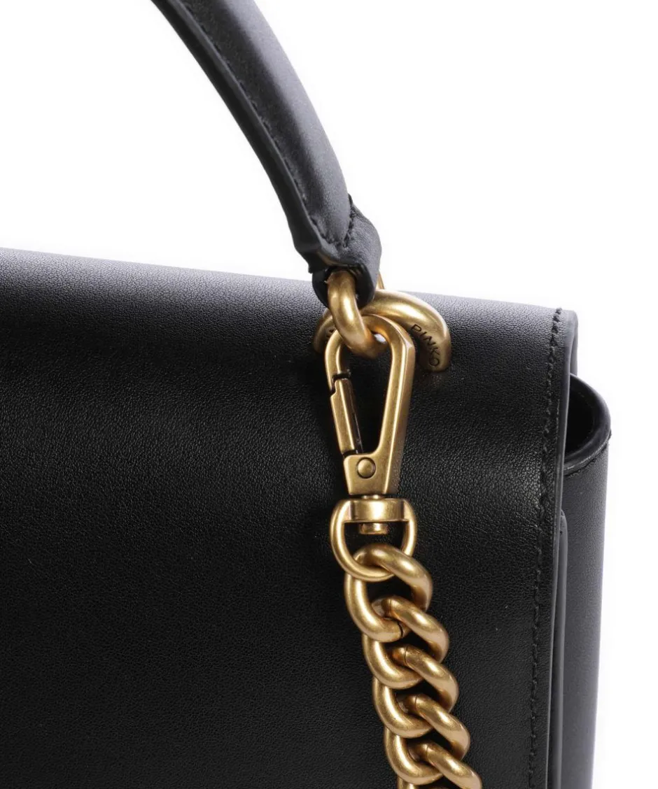 Pinko Handbags|Crossbody Bags-Love One Classic Handbag fine grain cow leather