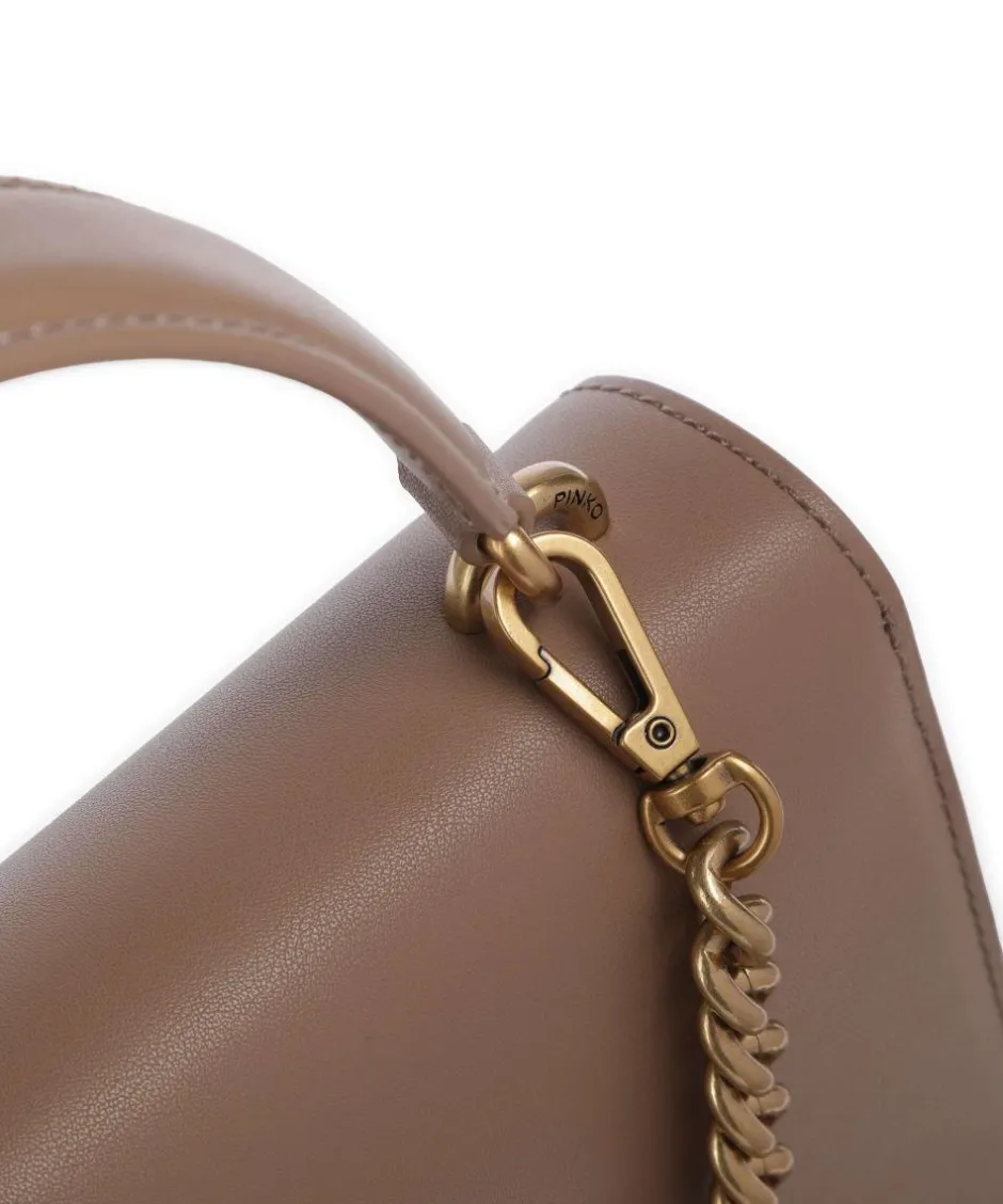 Pinko Handbags|Crossbody Bags-Love One Classic Handbag fine grain cow leather