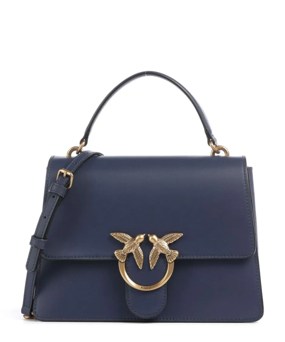 Pinko Handbags|Crossbody Bags-Love One Classic Handbag fine grain cow leather
