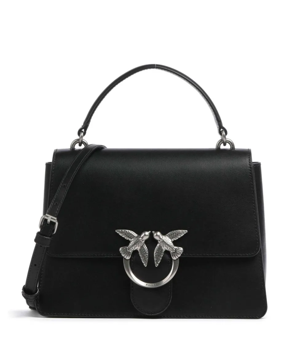 Pinko Handbags|Crossbody Bags-Love One Classic Handbag fine grain cow leather