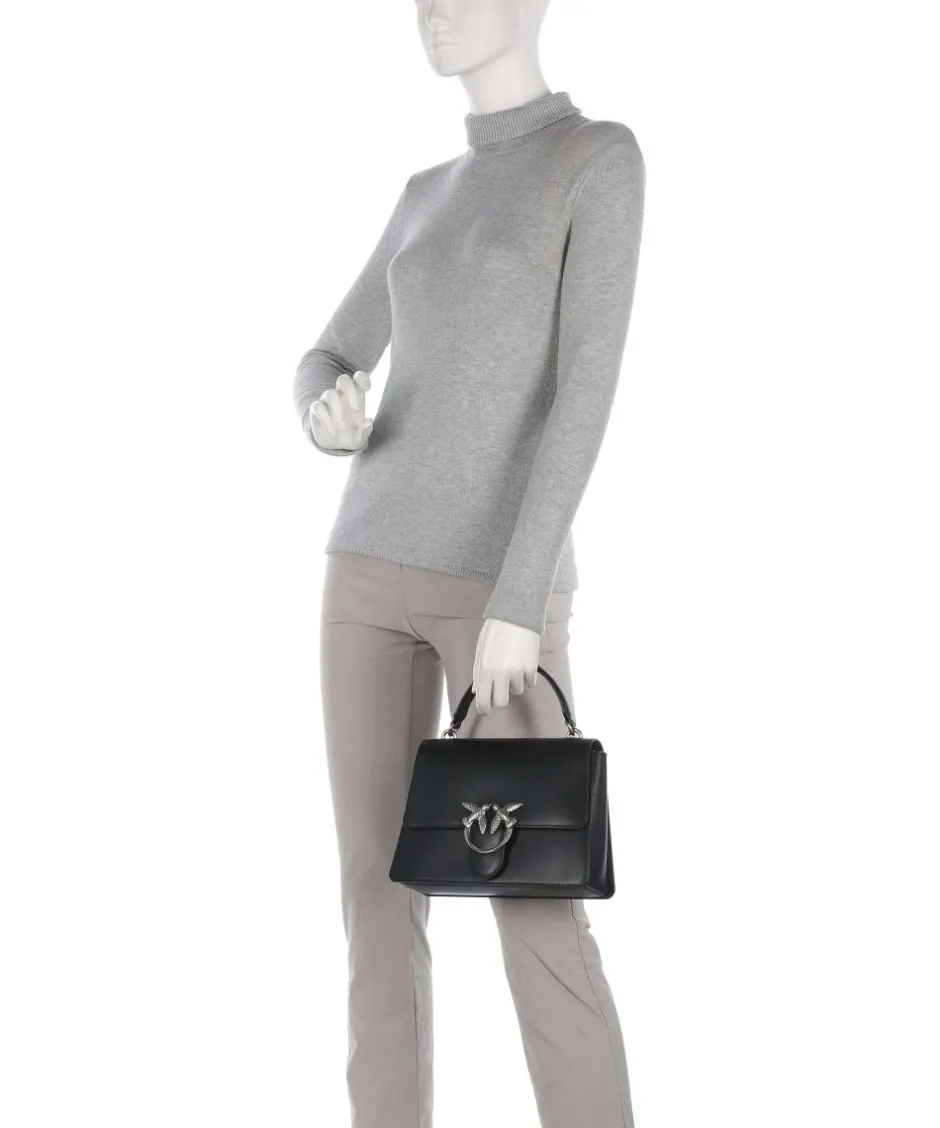 Pinko Handbags|Crossbody Bags-Love One Classic Handbag fine grain cow leather