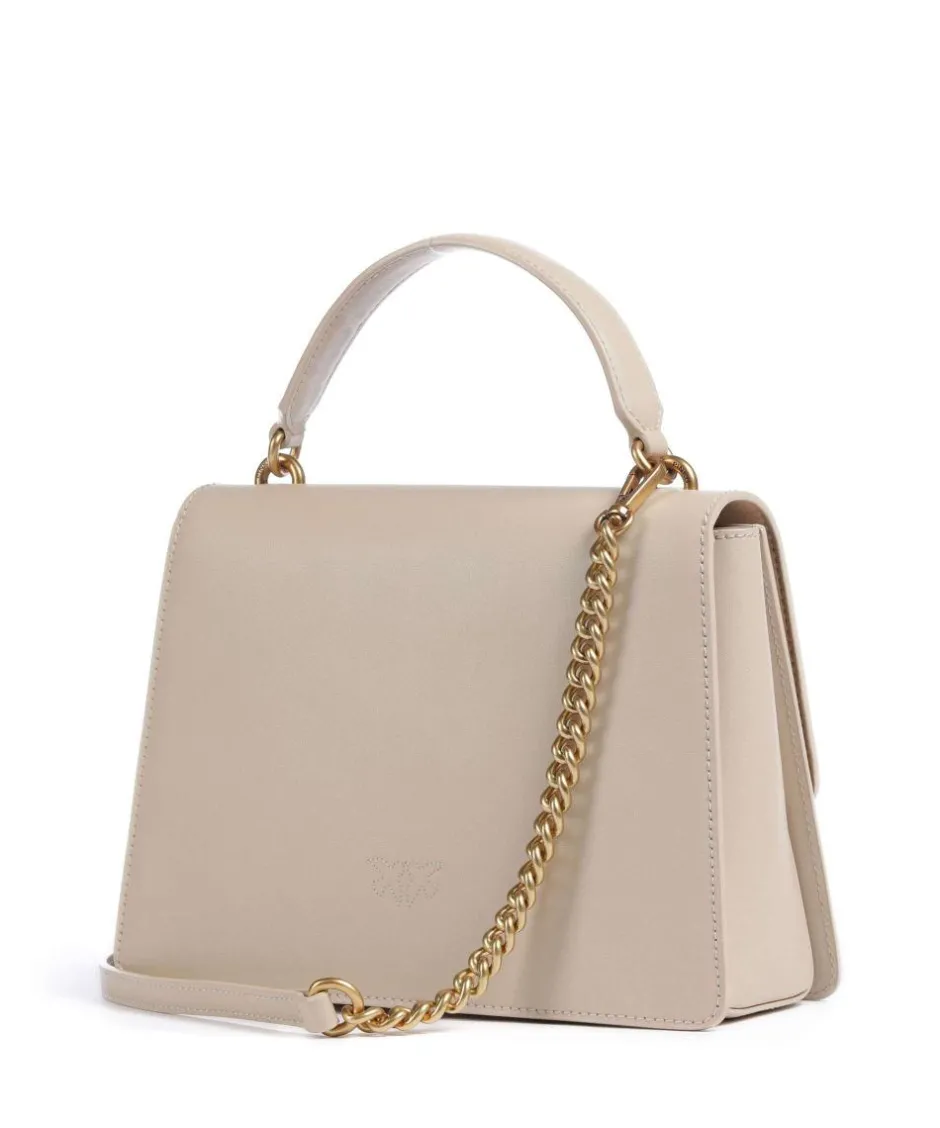 Pinko Handbags|Crossbody Bags-Love One Classic Handbag fine grain cow leather
