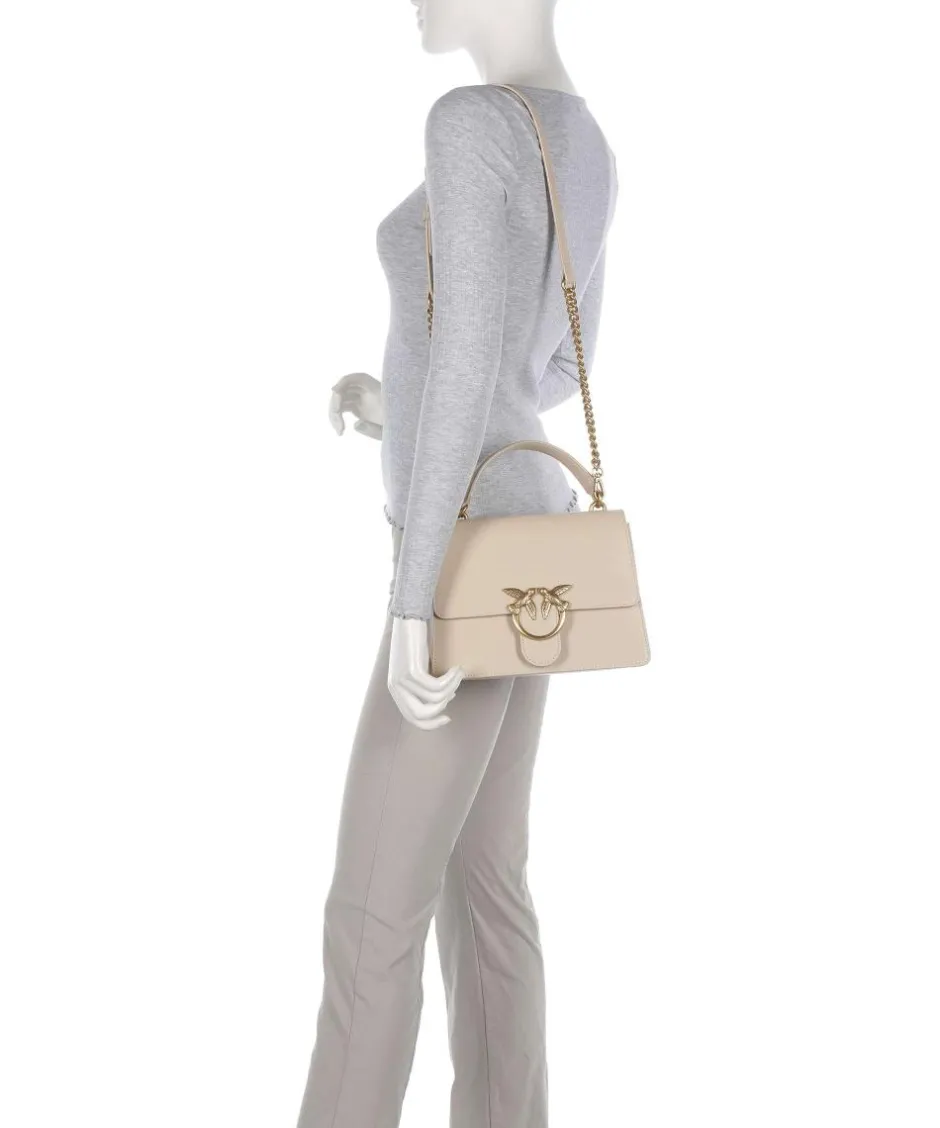 Pinko Handbags|Crossbody Bags-Love One Classic Handbag fine grain cow leather