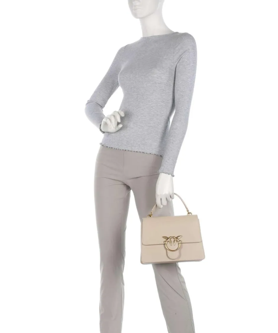 Pinko Handbags|Crossbody Bags-Love One Classic Handbag fine grain cow leather