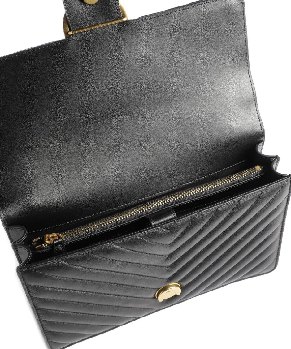 Pinko Clutch & Evening Bags|Shoulder Bags-Love One Classic Shoulder bag sheepskin leather